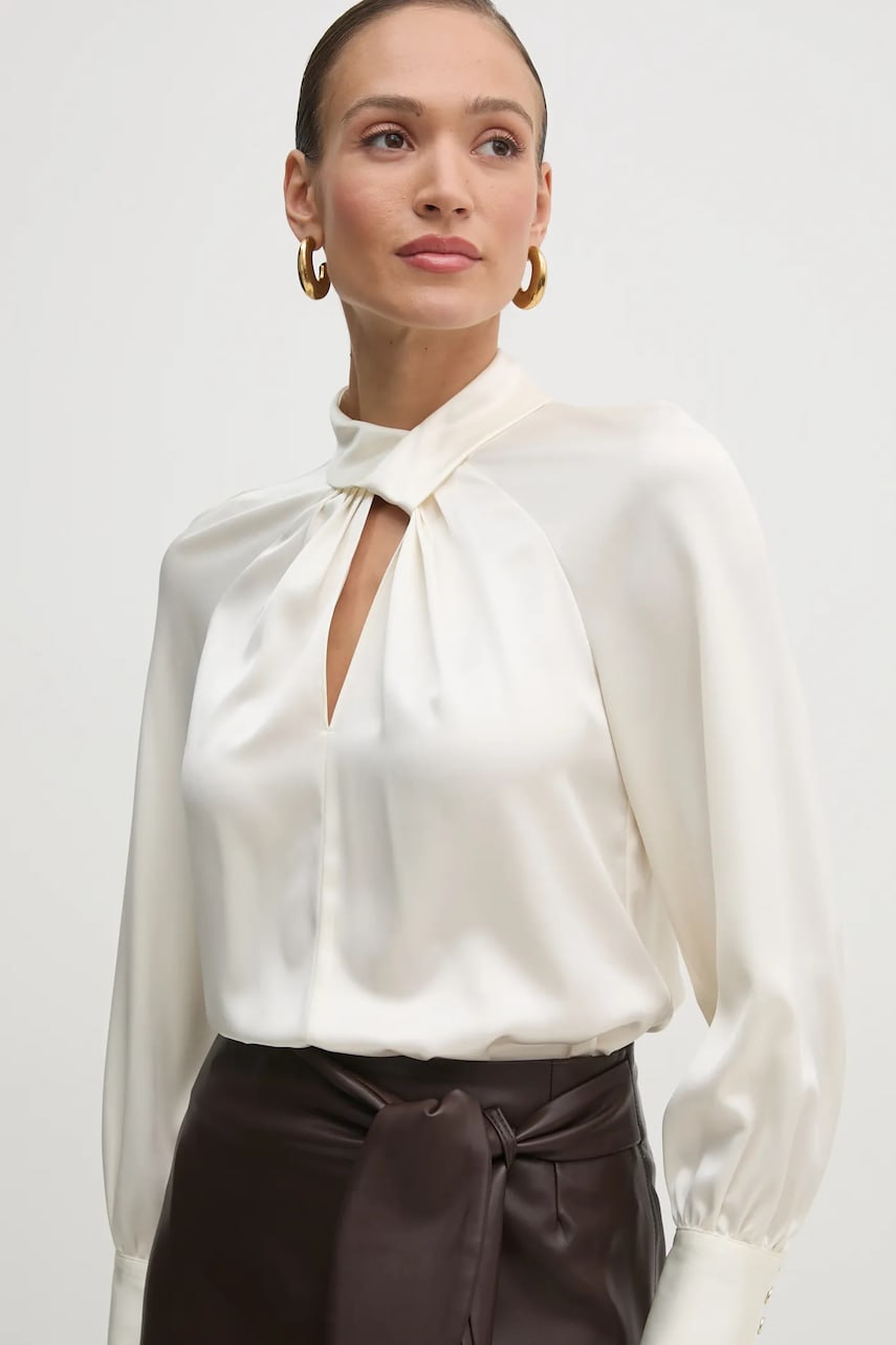 Levně Halenka Marciano Guess DION dámská, béžová barva, hladká, 5RGH00 7246A