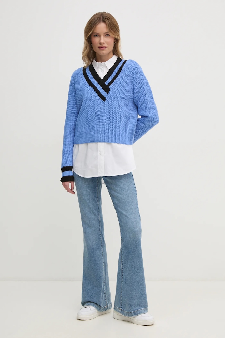 Рубашка Dkny женская цвет белый relaxed классический воротник DJ4W2094 Рубашка Dkny женская цвет белый relaxed классический воротник DJ4W2094