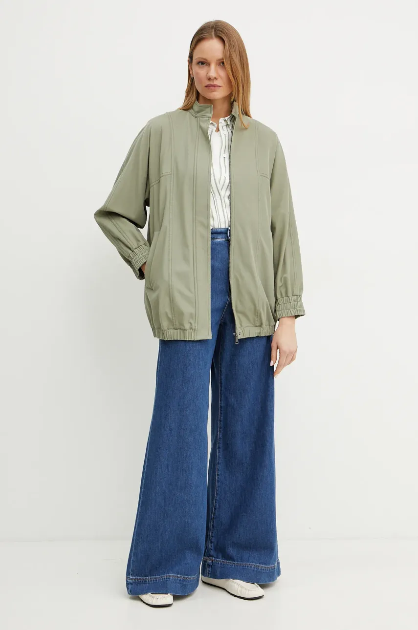 Льняная рубашка Weekend Max Mara женская цвет белый regular классический воротник 2515111052600 Льняная рубашка Weekend Max Mara женская цвет белый regular классический воротник 2515111052600