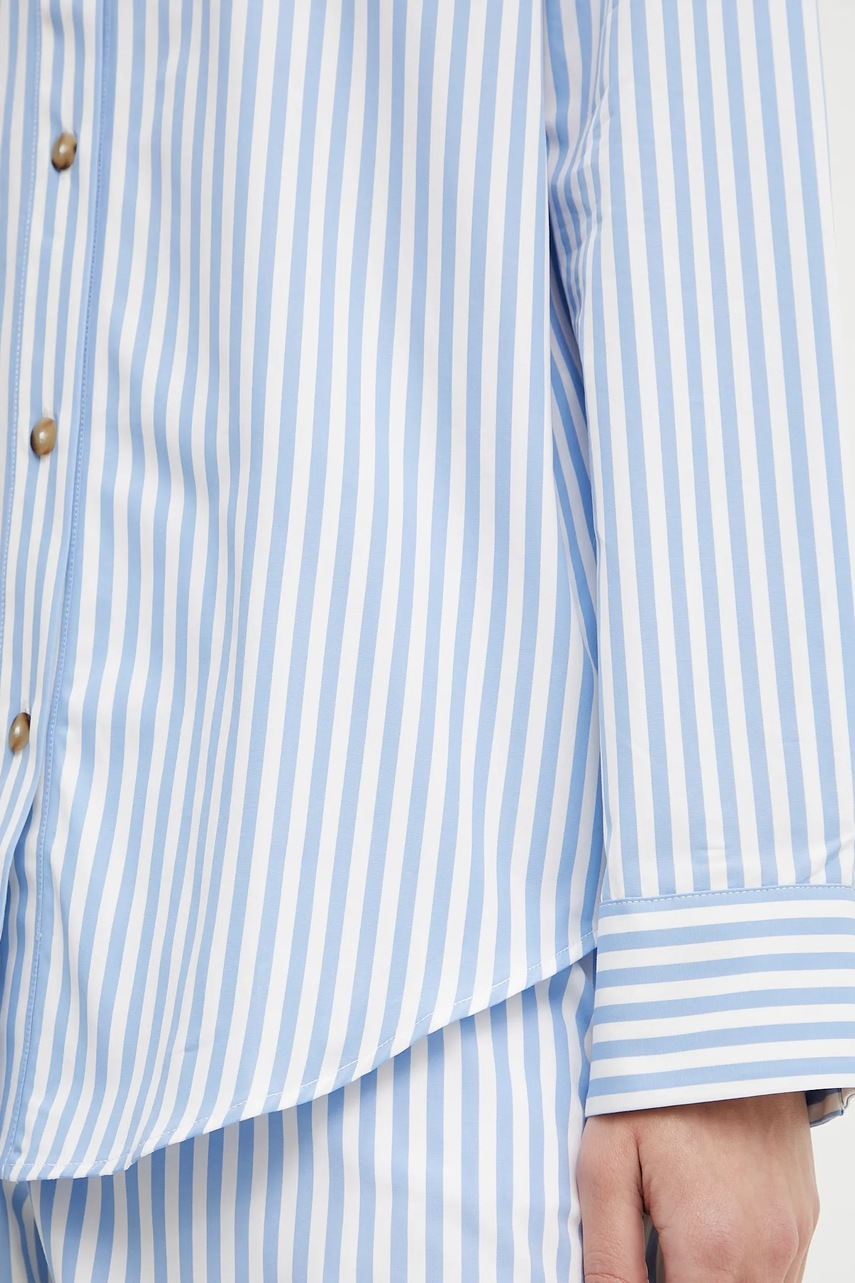 Βαμβακερό πουκάμισο MM χρώμα: μπλε, 2516111048600 φωτογραφία