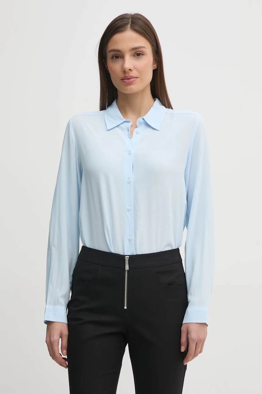 United Colors of Benetton camasa femei, cu guler clasic, regular, 5WPWDQ0B0