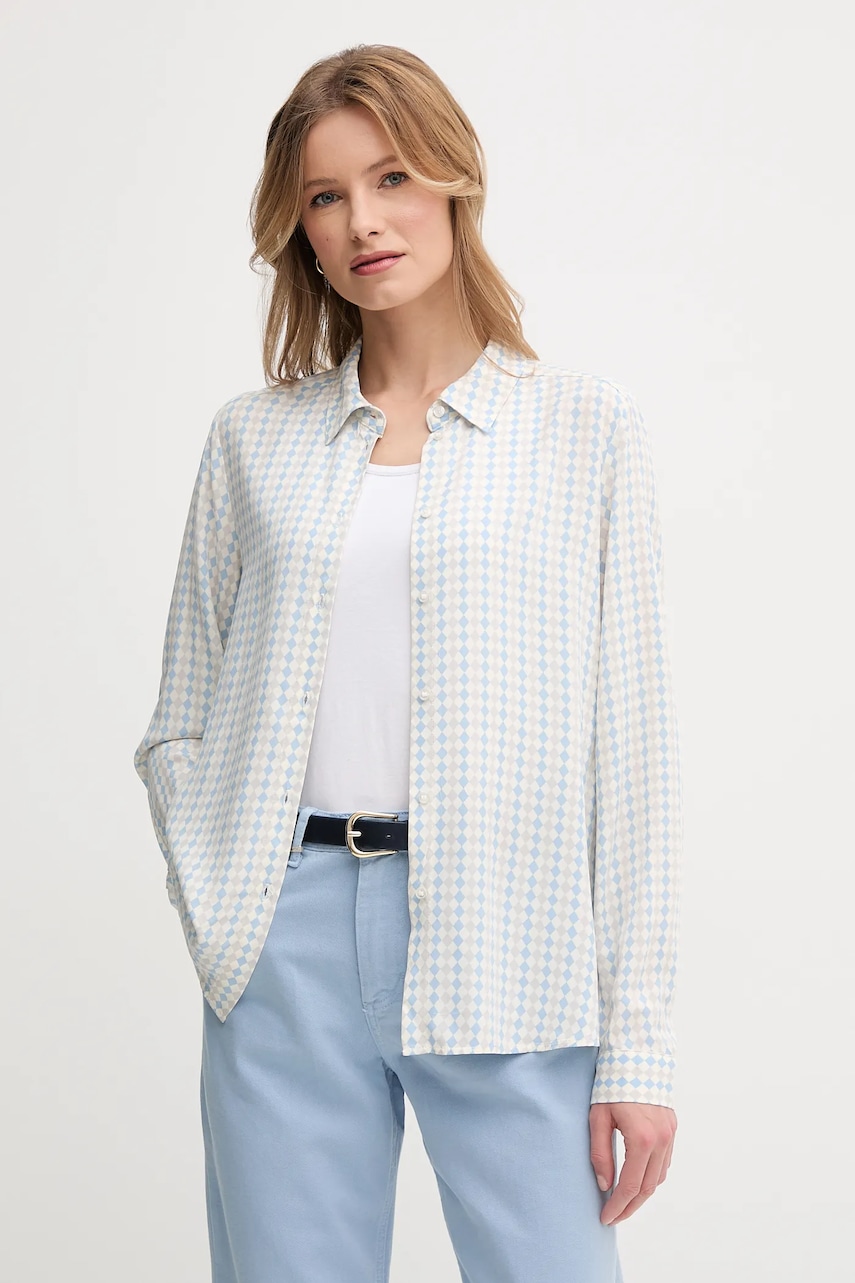 United Colors of Benetton cămașă cu guler clasic, regular, 5T17DQ0AZ