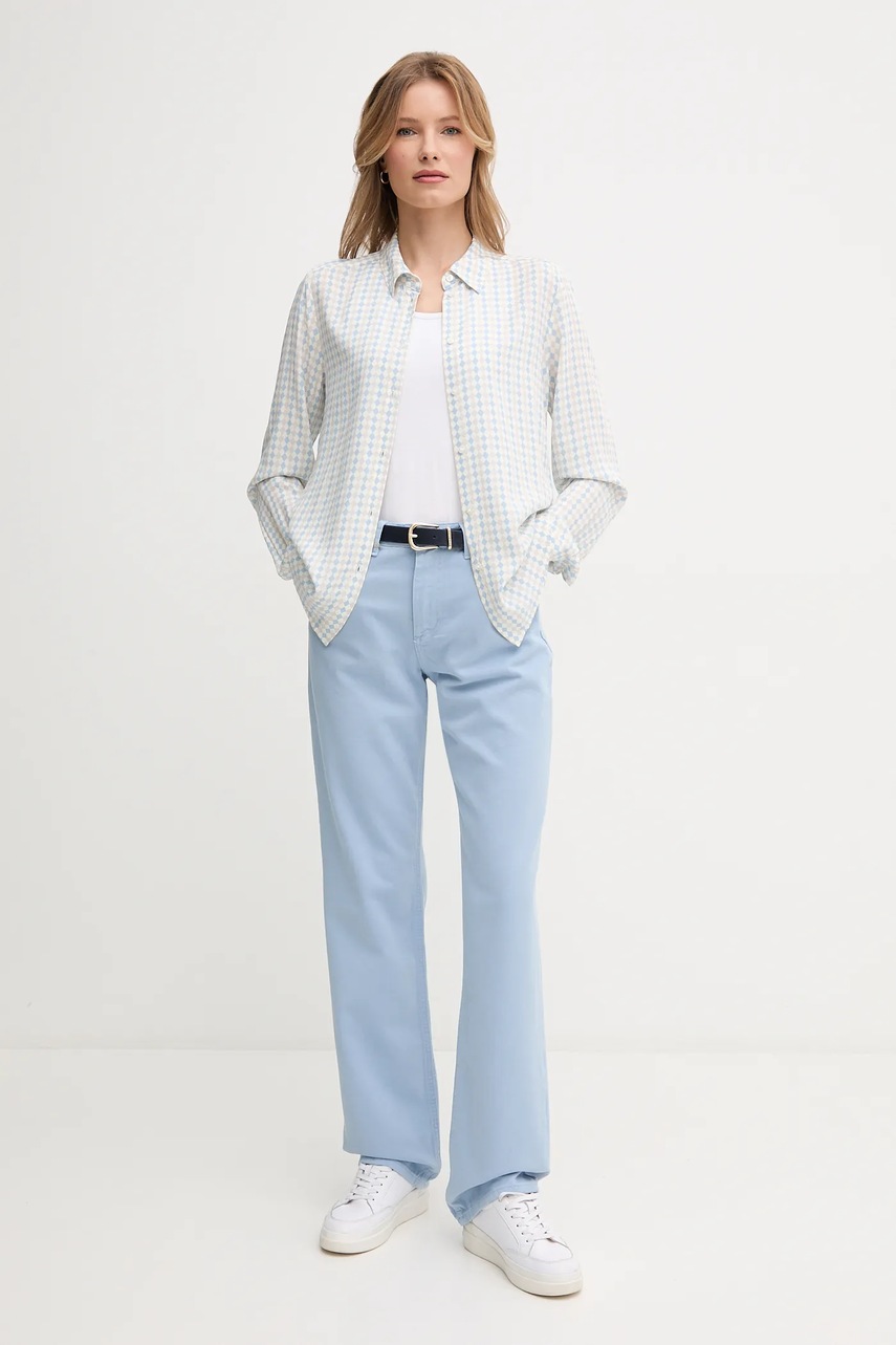 Рубашка United Colors of Benetton regular классический воротник 5T17DQ0AZ