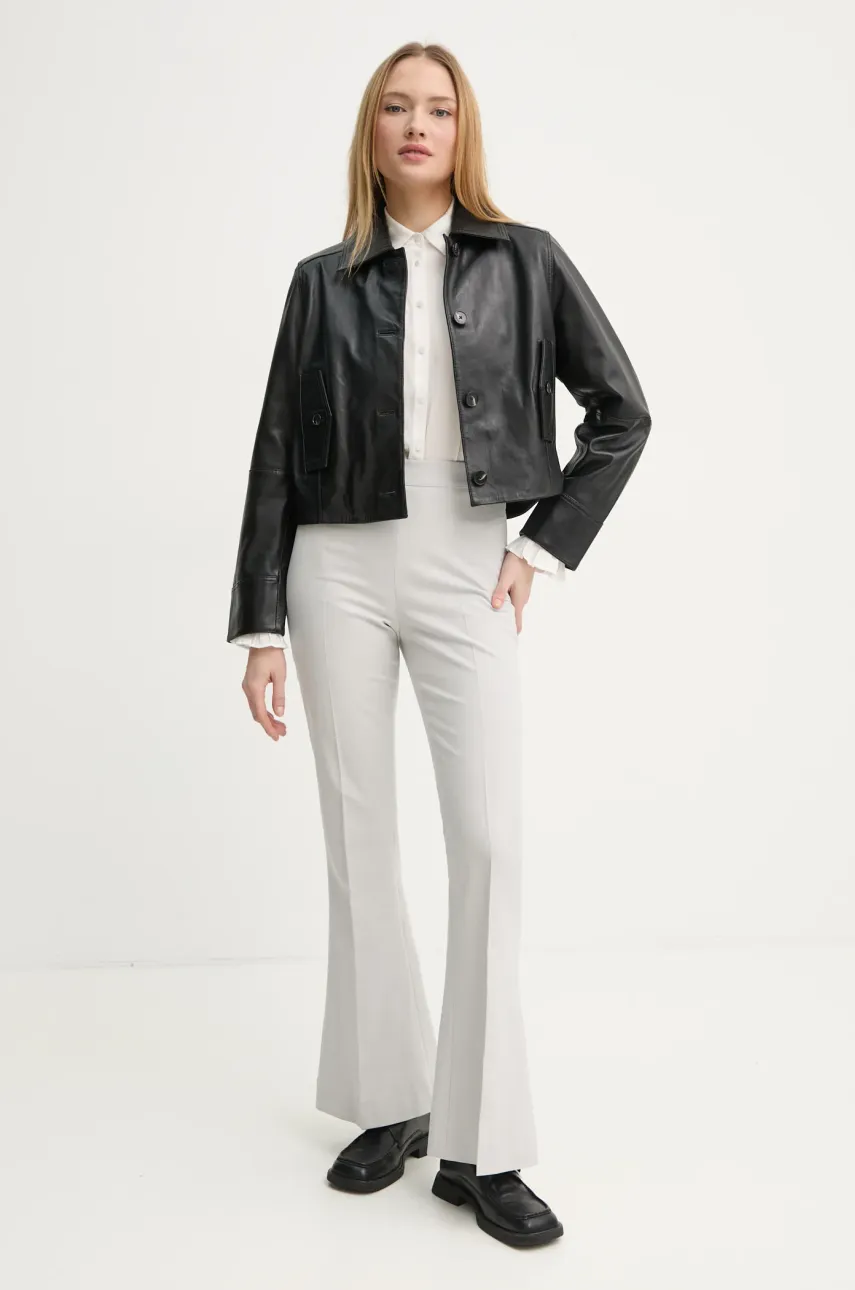 Рубашка ZADIG&VOLTAIRE женская цвет бежевый regular классический воротник WWSH02226 Рубашка ZADIG&VOLTAIRE женская цвет бежевый regular классический воротник WWSH02226