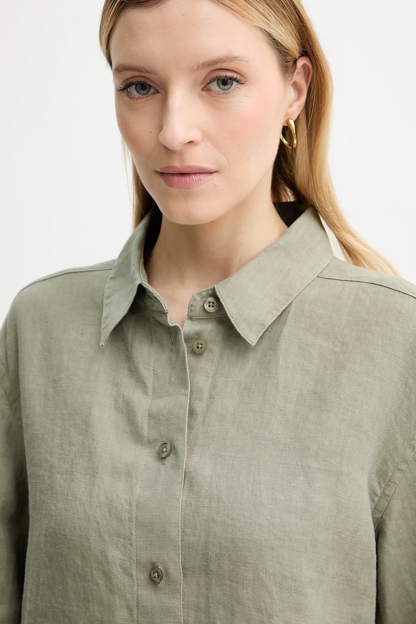 Lněná košile Samsoe Samsoe SANOT (obrázek 4)