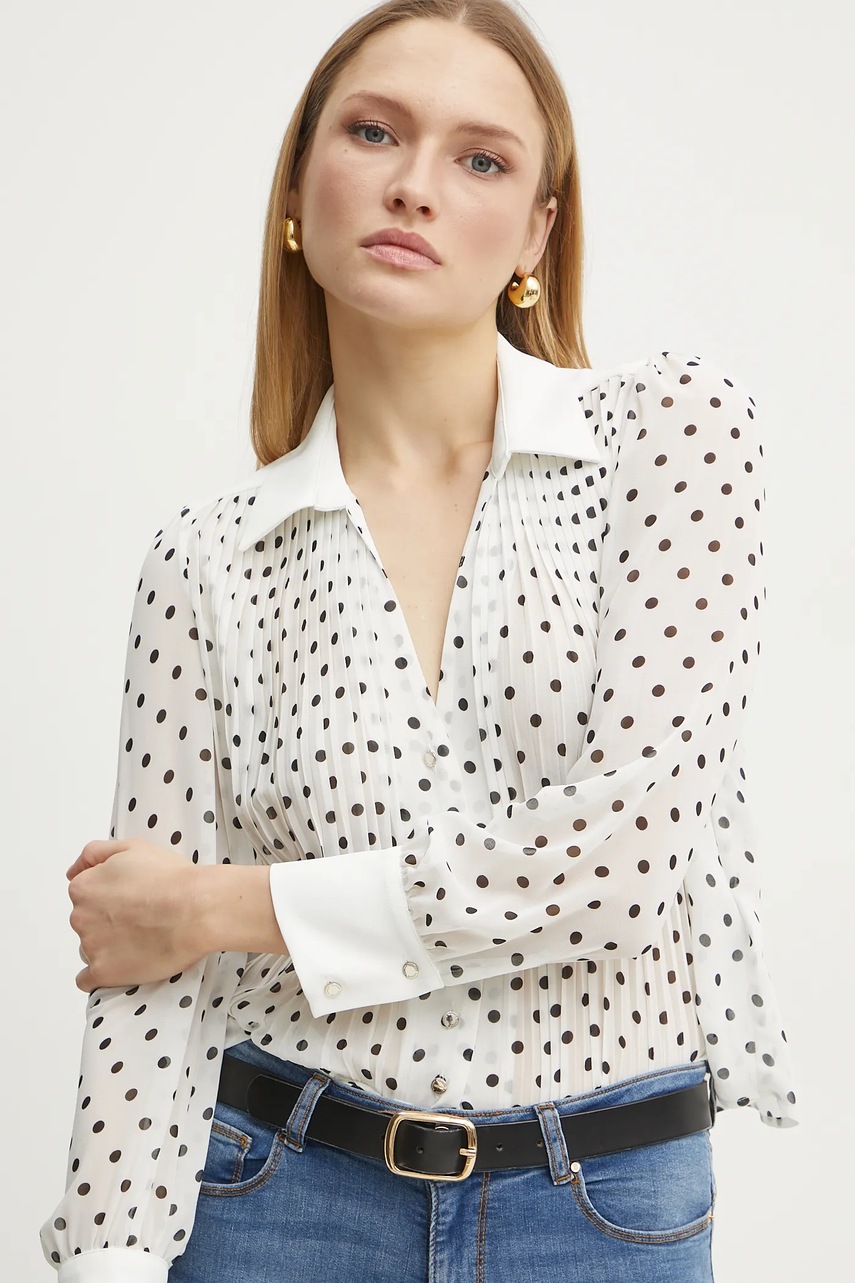 Πουκάμισο Morgan CPOIS χρώμα: άσπρο, CPOIS φωτογραφία