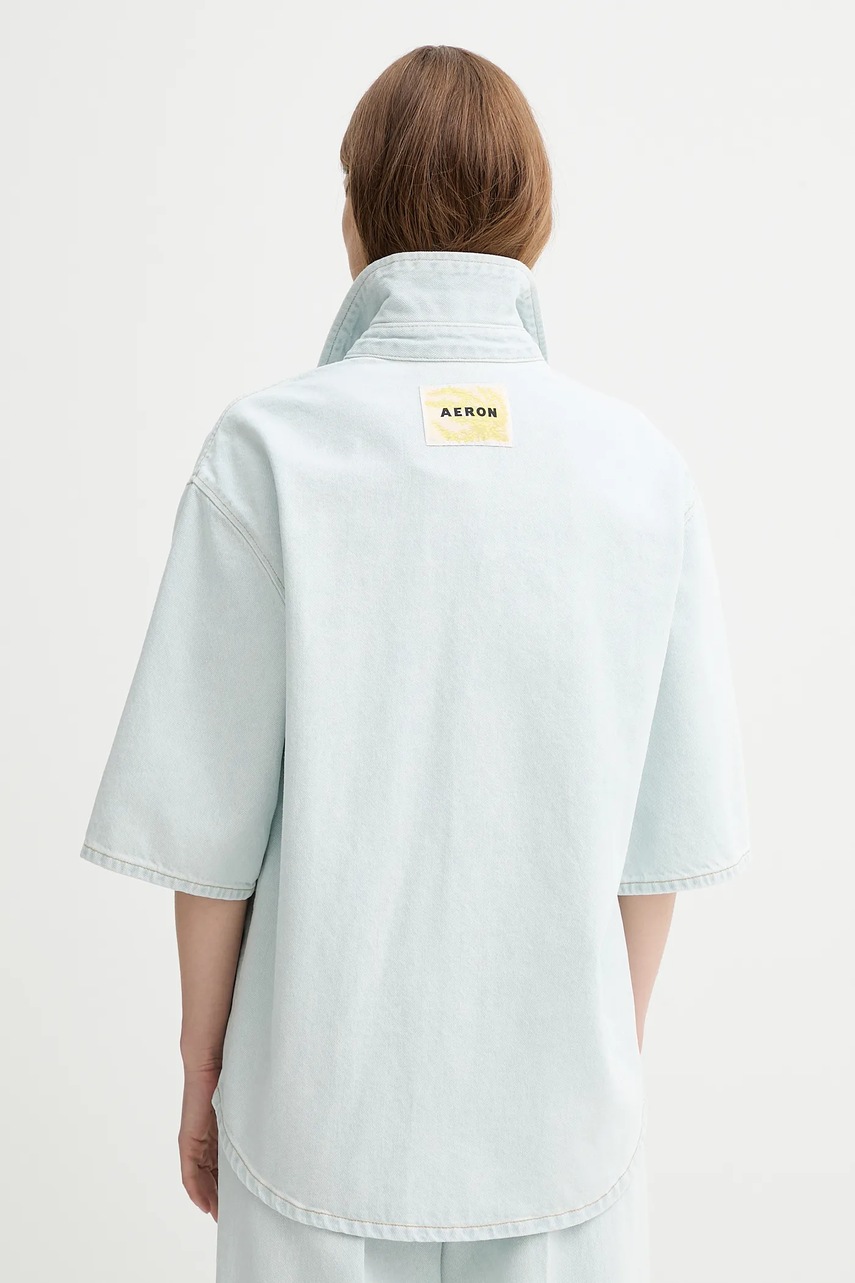 Τζιν πουκάμισο AERON ABBOTT φωτογραφία