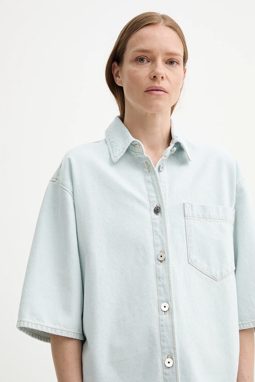 Τζιν πουκάμισο AERON ABBOTT φωτογραφία