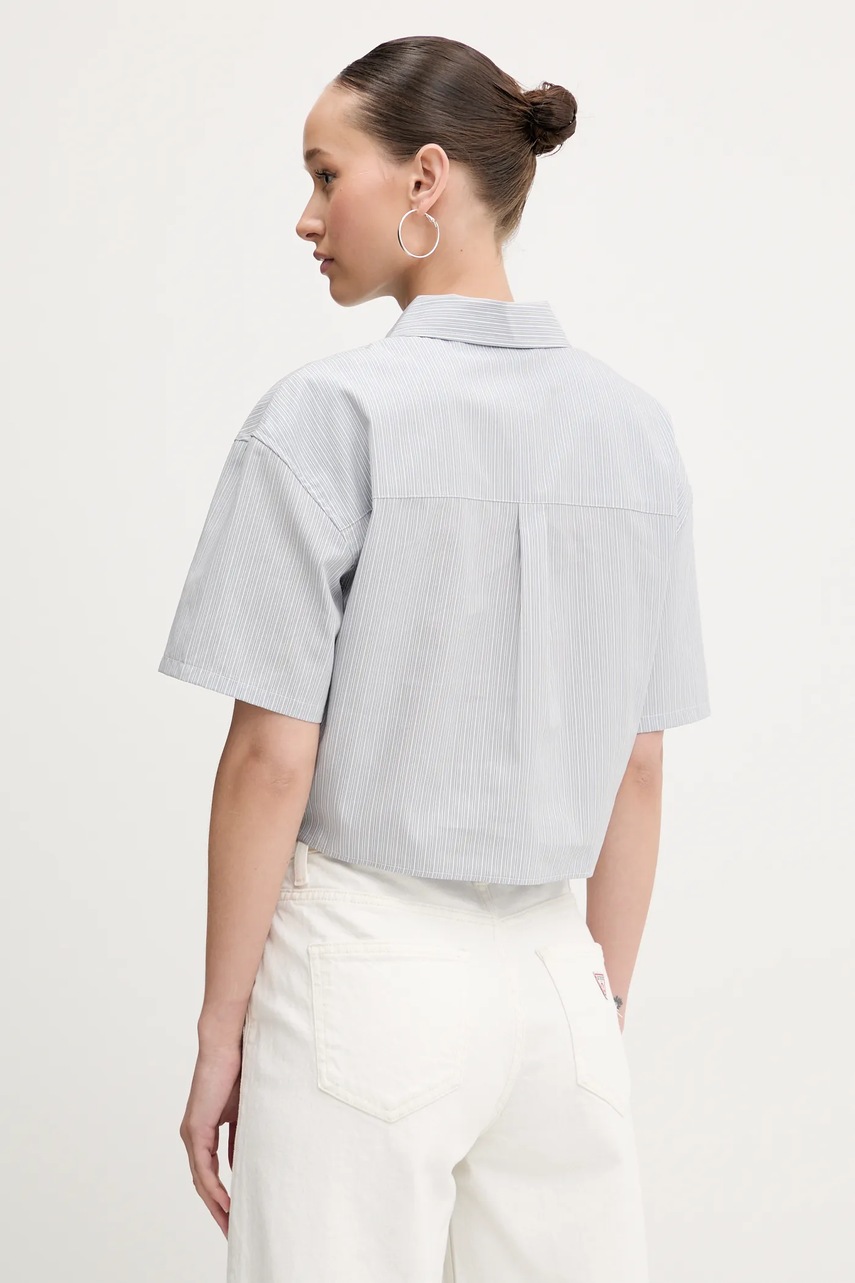 Βαμβακερό πουκάμισο Guess Originals χρώμα: μπλε, W5GH0M WH7Q1 φωτογραφία