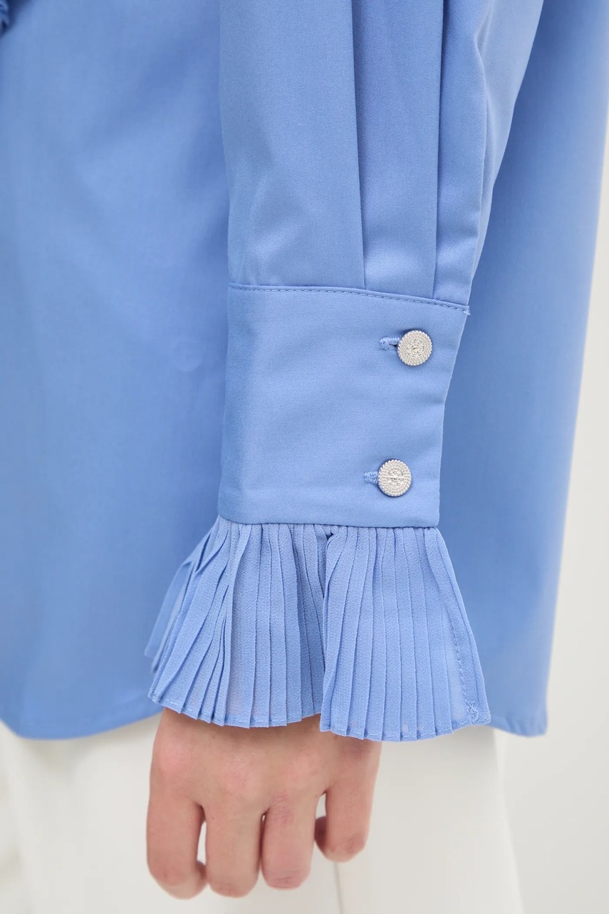 Πουκάμισο Bruuns Bazaar χρώμα: μπλε, BBW4421 φωτογραφία