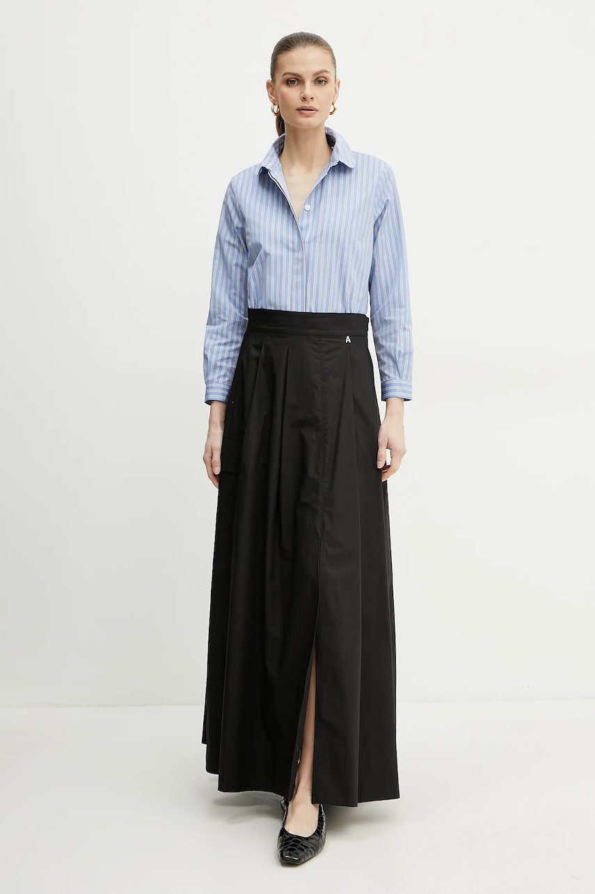 Хлопковая рубашка Patou женская relaxed классический воротник BL0390190 Хлопковая рубашка Patou женская relaxed классический воротник BL0390190
