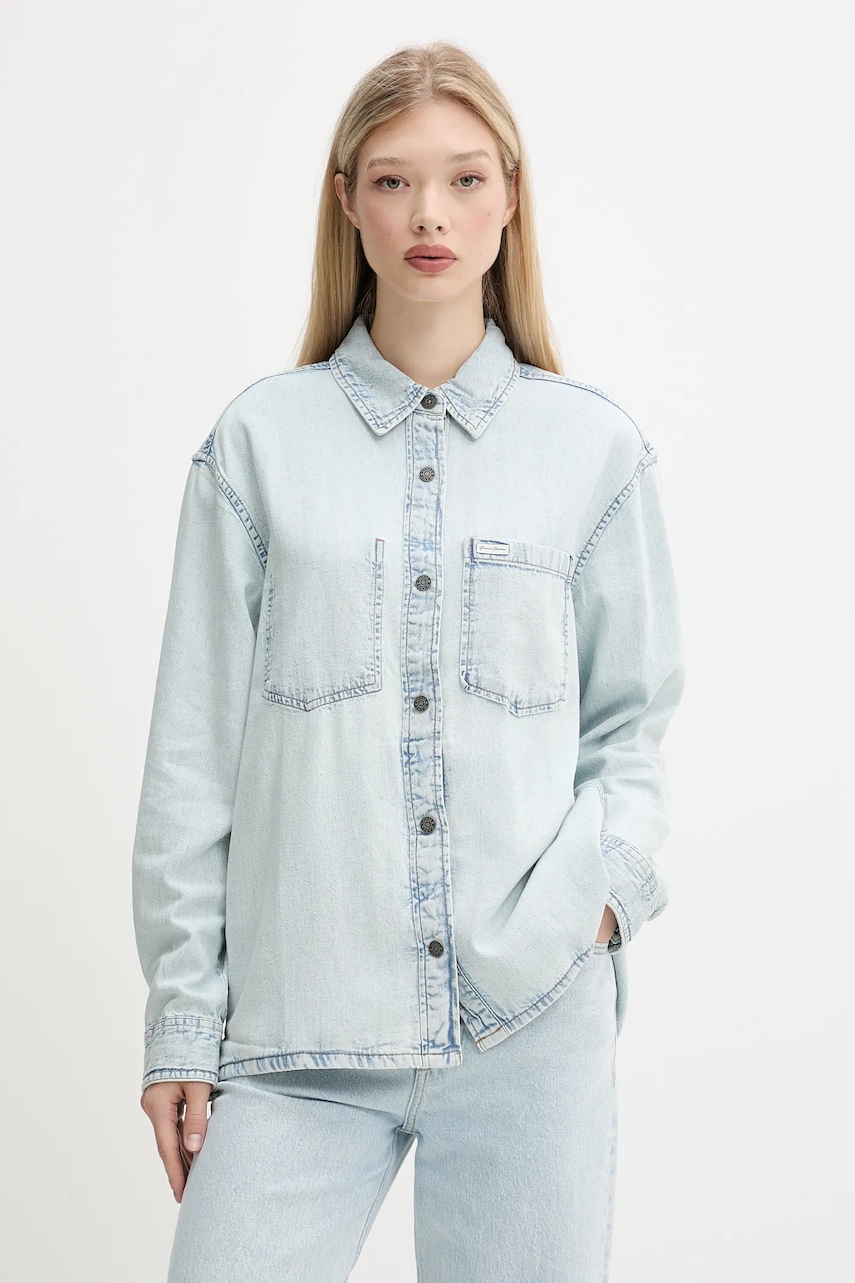 Τζιν πουκάμισο Guess Jeans