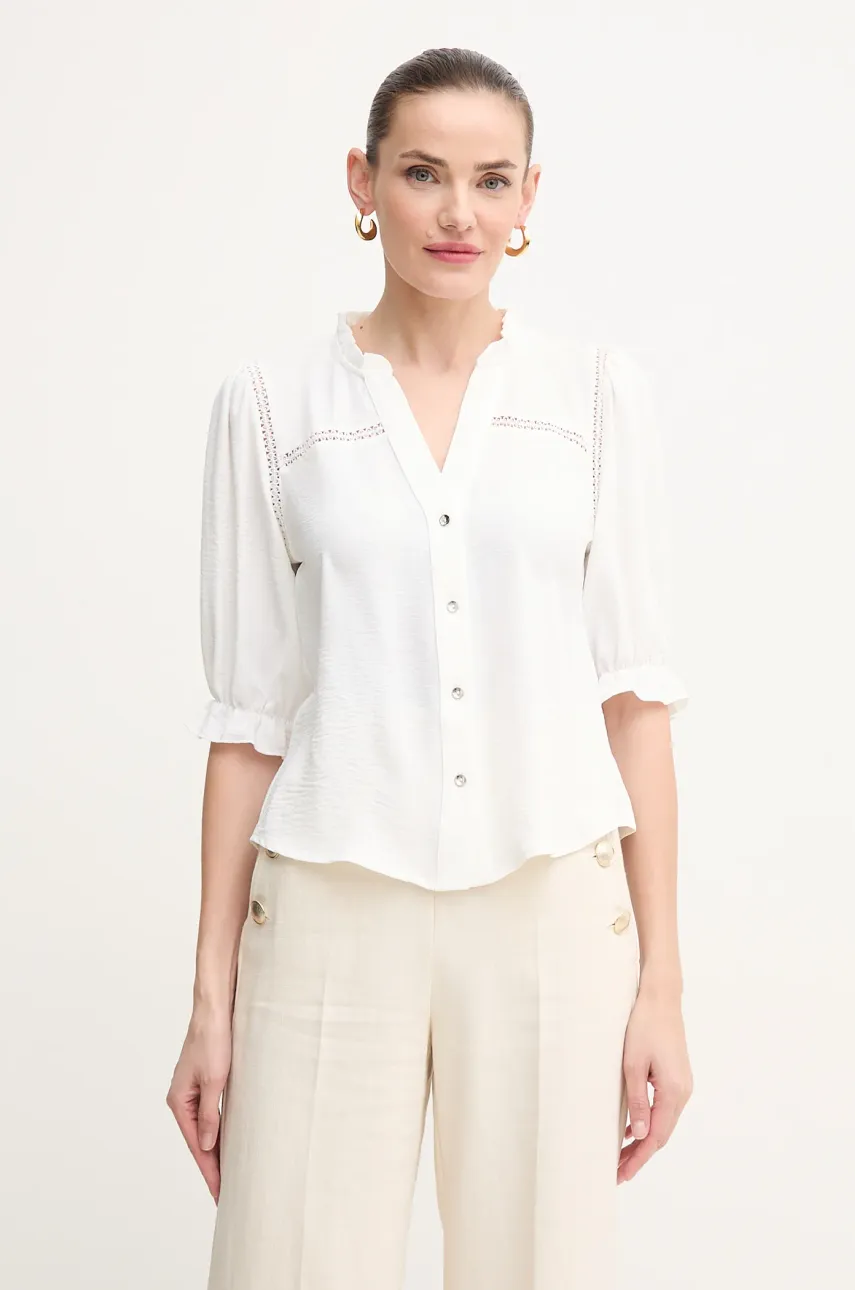 Morgan camasa CELYSE femei, culoarea alb, regular, CELYSE