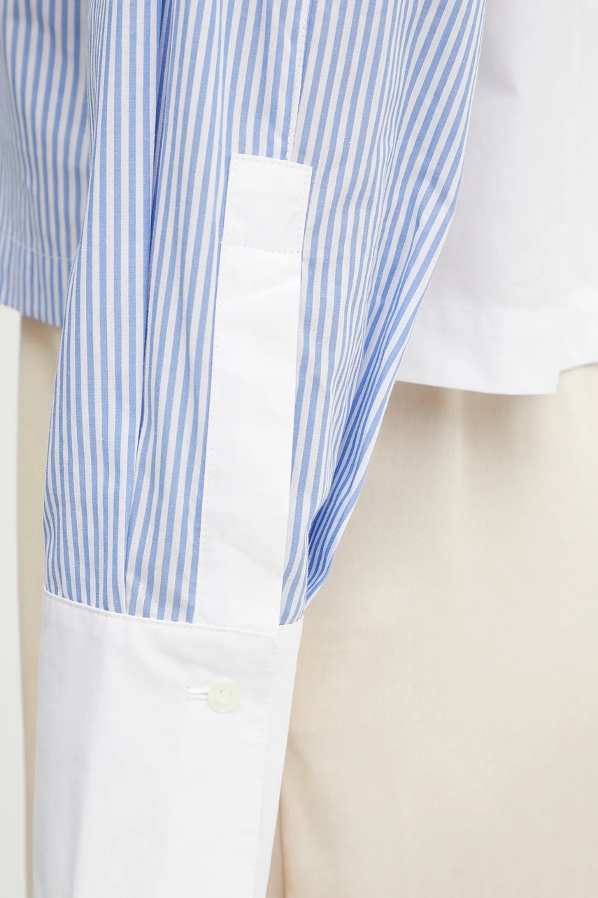 Βαμβακερό πουκάμισο MAX&Co. χρώμα: άσπρο, 2516111043200 φωτογραφία