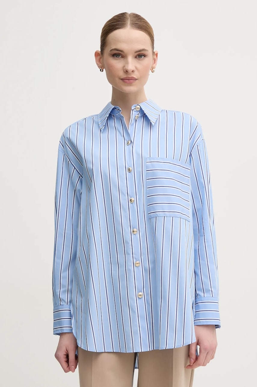 Marc Aurel camasa femei, cu guler clasic, relaxed, 6277-2000-24780