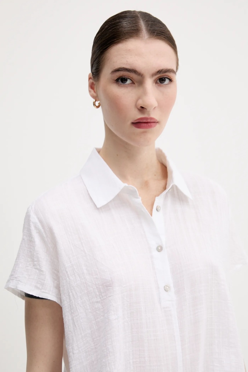 Μπλουζάκι United Colors of Benetton χρώμα: άσπρο, 5ONVDQ0BQ φωτογραφία