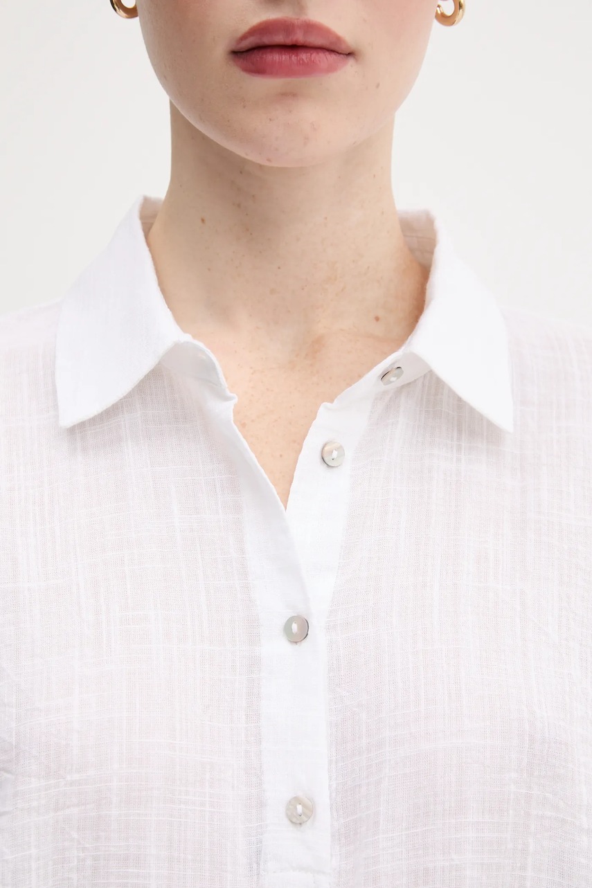 Μπλουζάκι United Colors of Benetton χρώμα: άσπρο, 5ONVDQ0BQ φωτογραφία