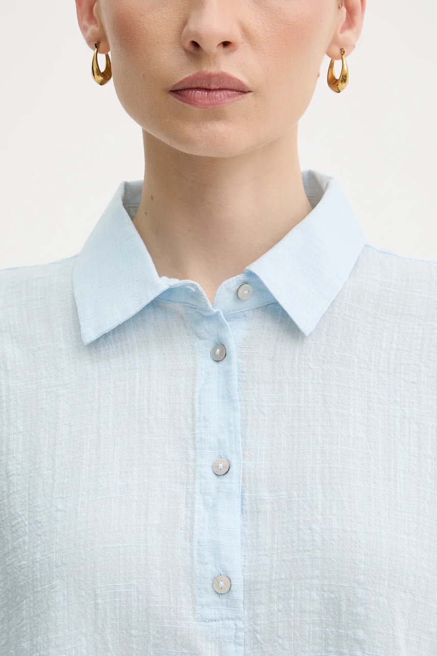 Μπλουζάκι United Colors of Benetton χρώμα: μπλε, 5ONVDQ0BQ φωτογραφία