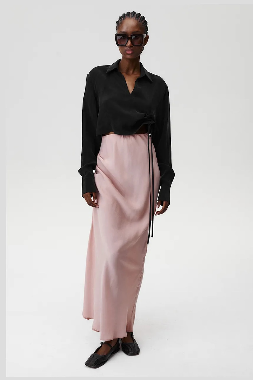 Undress Code cămașă Harmony Shirt culoarea negru, cu guler clasic, relaxed, 879 Undress Code cămașă Harmony Shirt culoarea negru, cu guler clasic, relaxed, 879