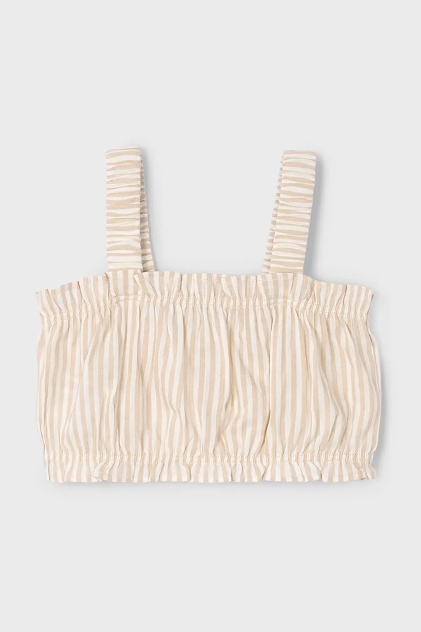 Детская рубашка Mayoral цвет бежевый 3185