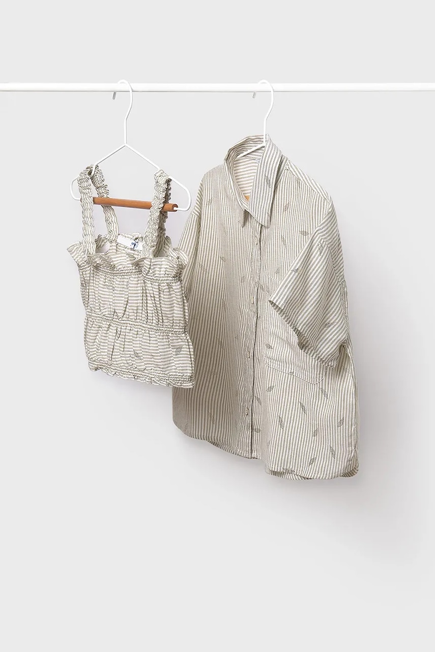 Дитяча сорочка Mayoral колір зелений 6145 в Рівному Дитяча сорочка Mayoral колір зелений 6145 в Рівному