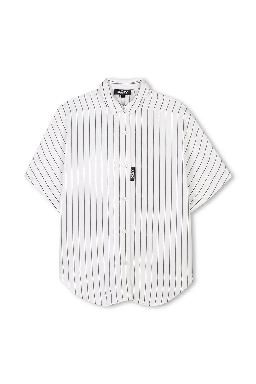 Детская рубашка Dkny цвет белый D62257 Детская рубашка Dkny цвет белый D62257