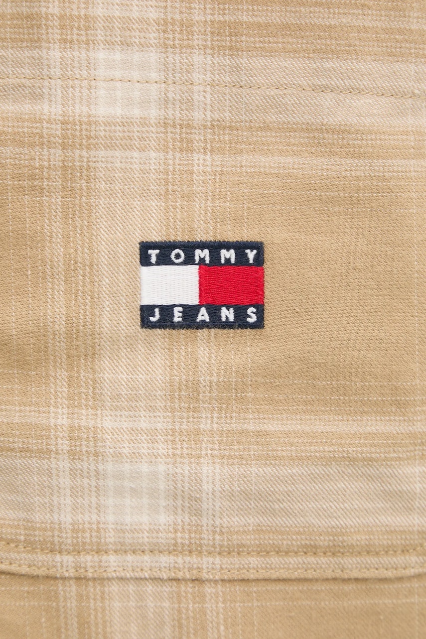 Куртка Tommy Jeans мужская цвет бежевый переходная DM0DM20241 Куртка Tommy Jeans мужская цвет бежевый переходная DM0DM20241