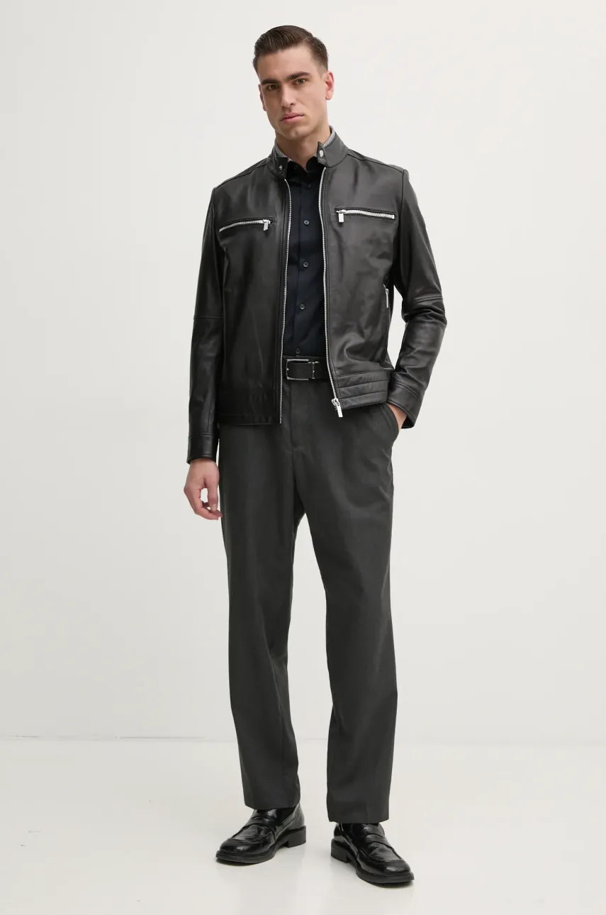 Рубашка Armani Exchange мужская цвет синий slim классический воротник XM000198 AF10192 Рубашка Armani Exchange мужская цвет синий slim классический воротник XM000198 AF10192