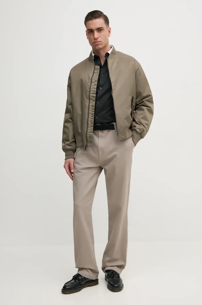 Рубашка Armani Exchange мужская цвет зелёный slim классический воротник XM000198 AF10192 Рубашка Armani Exchange мужская цвет зелёный slim классический воротник XM000198 AF10192