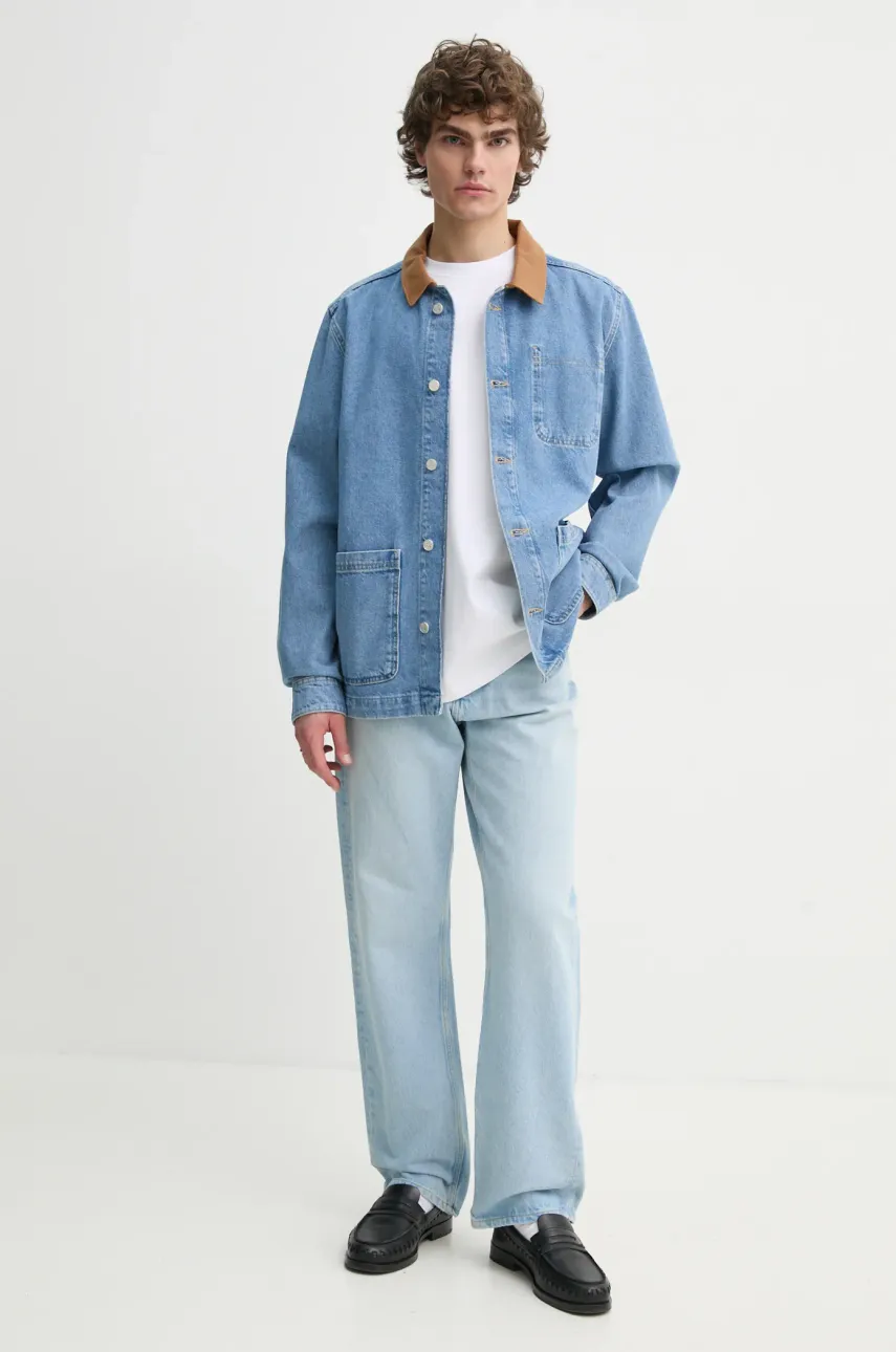 Джинсовая рубашка Les Deux мужская relaxed классический воротник LDM640164 Джинсовая рубашка Les Deux мужская relaxed классический воротник LDM640164