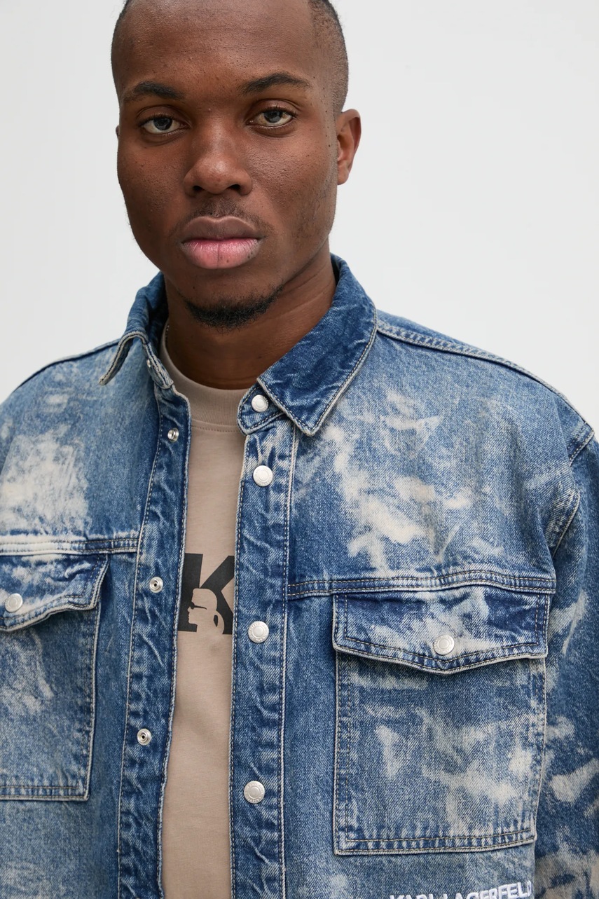 Τζιν πουκάμισο Karl Lagerfeld Jeans φωτογραφία