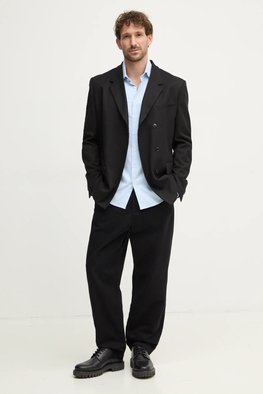 Πουκάμισο Calvin Klein χρώμα: μπλε, K10K113854 φωτογραφία