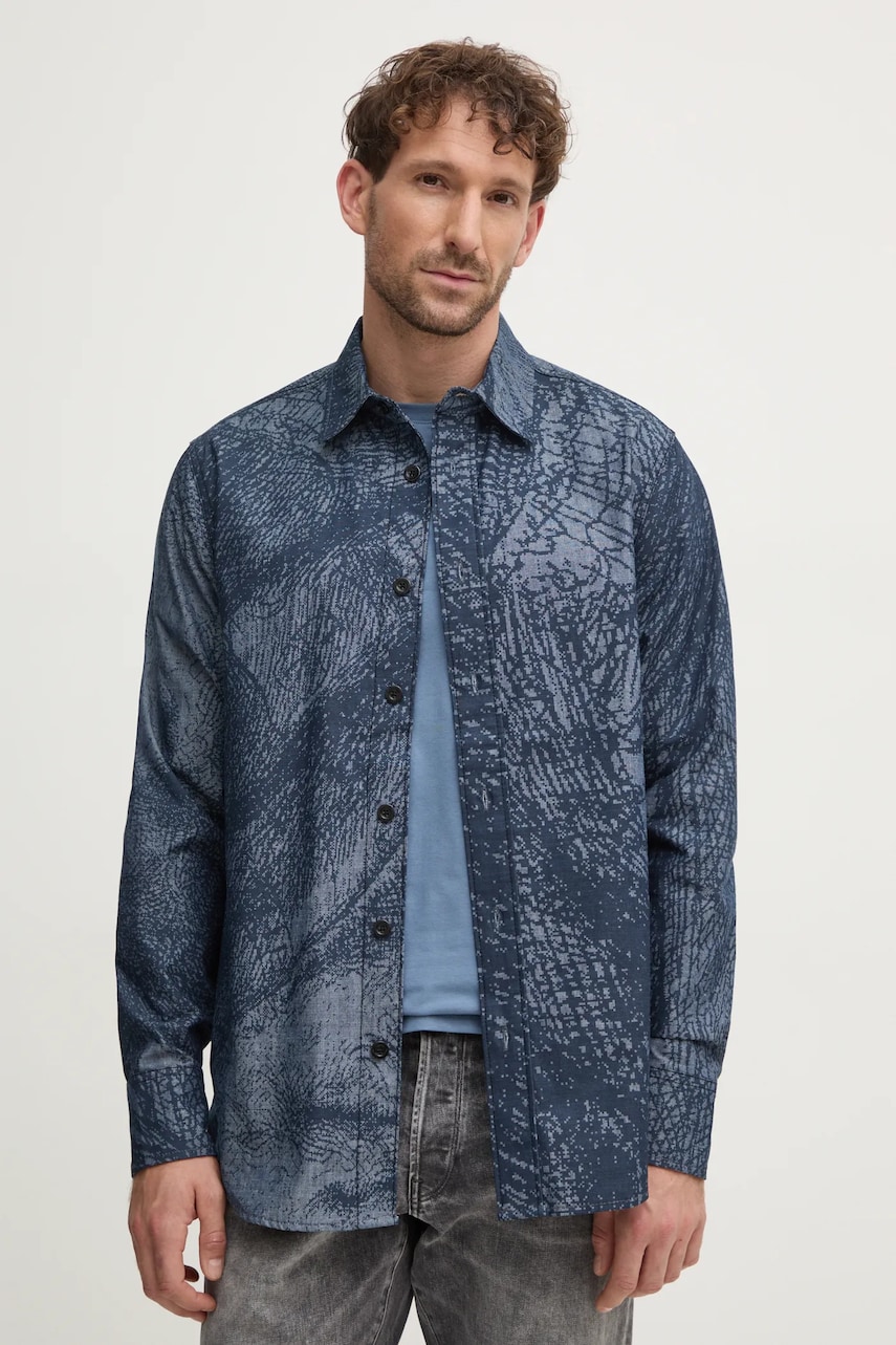 G-Star Raw camasa din bumbac barbati, cu guler clasic, regular, D25518-D311 G-Star Raw camasa din bumbac barbati, cu guler clasic, regular, D25518-D311