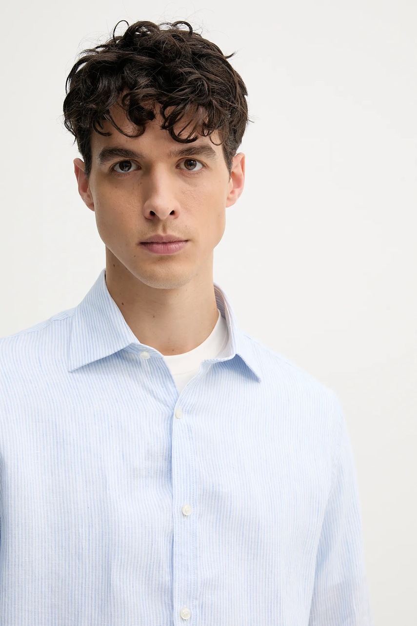 Πουκάμισο από λινό Paul&Shark φωτογραφία