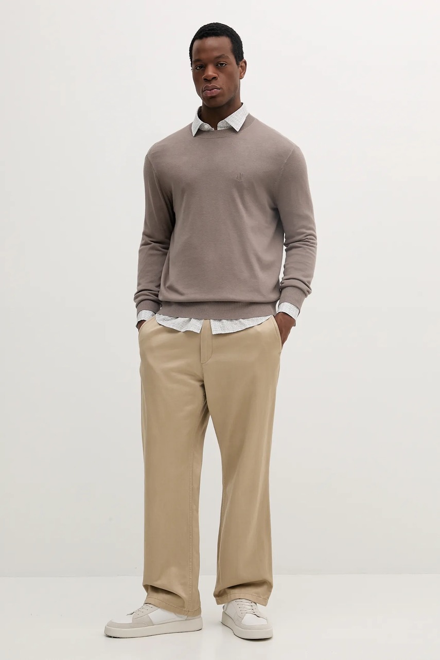 Рубашка Armani Exchange цвет белый slim классический воротник XM000625 AF13184