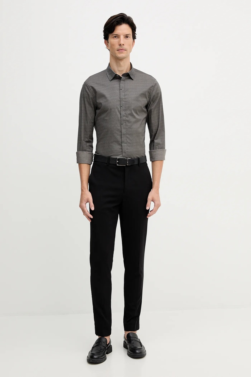 Рубашка Armani Exchange цвет белый slim классический воротник XM000625 AF13184