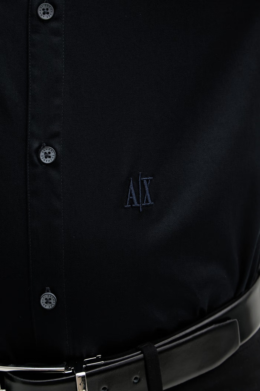 Armani Exchange košeľa pánska bavlnená s elastanom