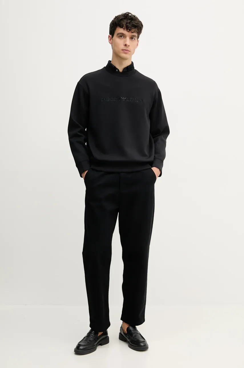 Рубашка Emporio Armani мужская цвет синий regular классический воротник EM001537 AF10017 Рубашка Emporio Armani мужская цвет синий regular классический воротник EM001537 AF10017