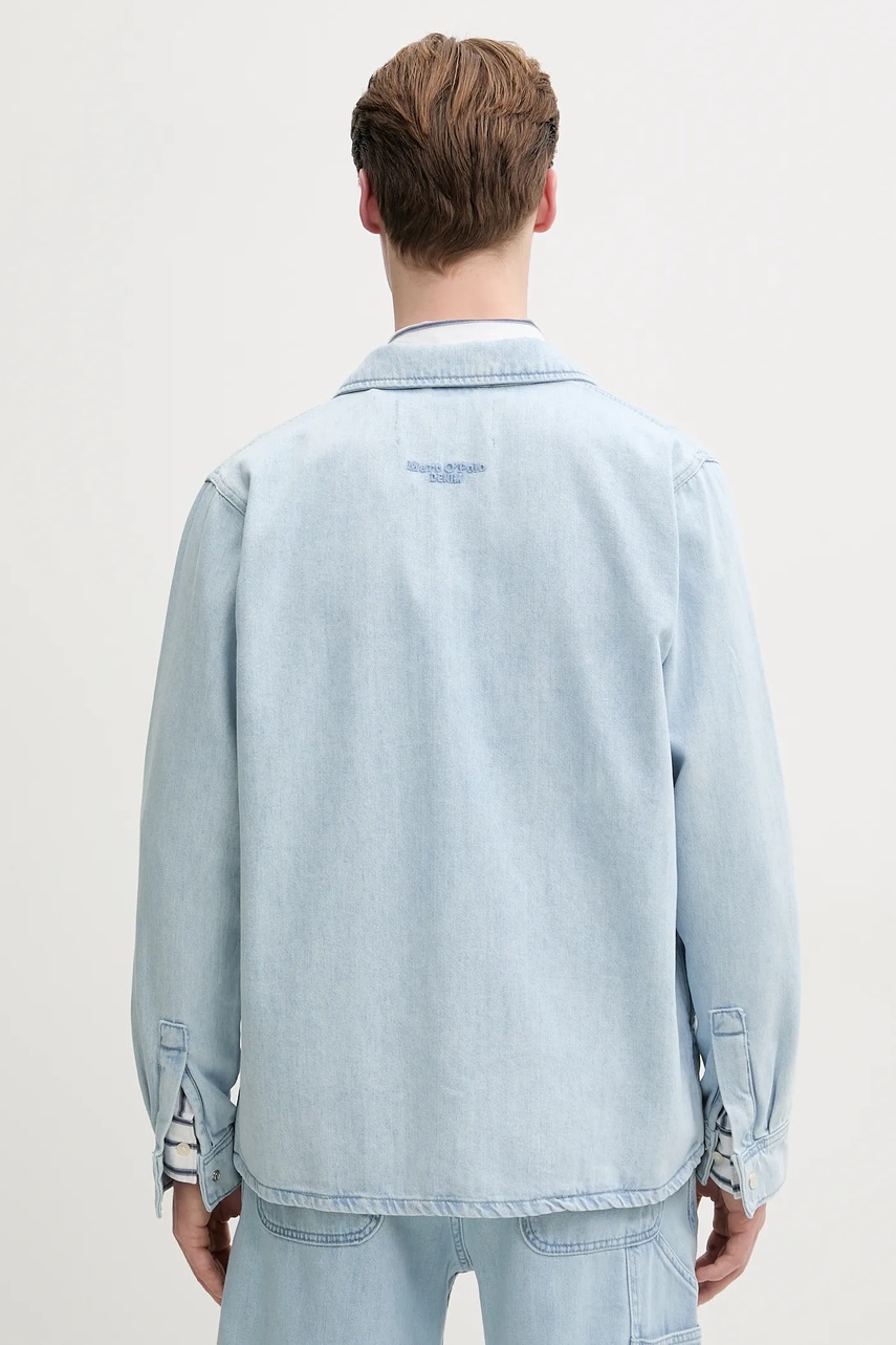 Πουκάμισο Marc O'Polo χρώμα: μπλε, 5000005865 φωτογραφία