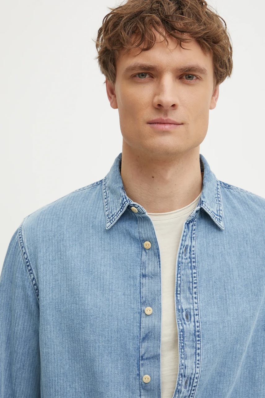 Džínová košile Guess RONNIE (obrázek 4)