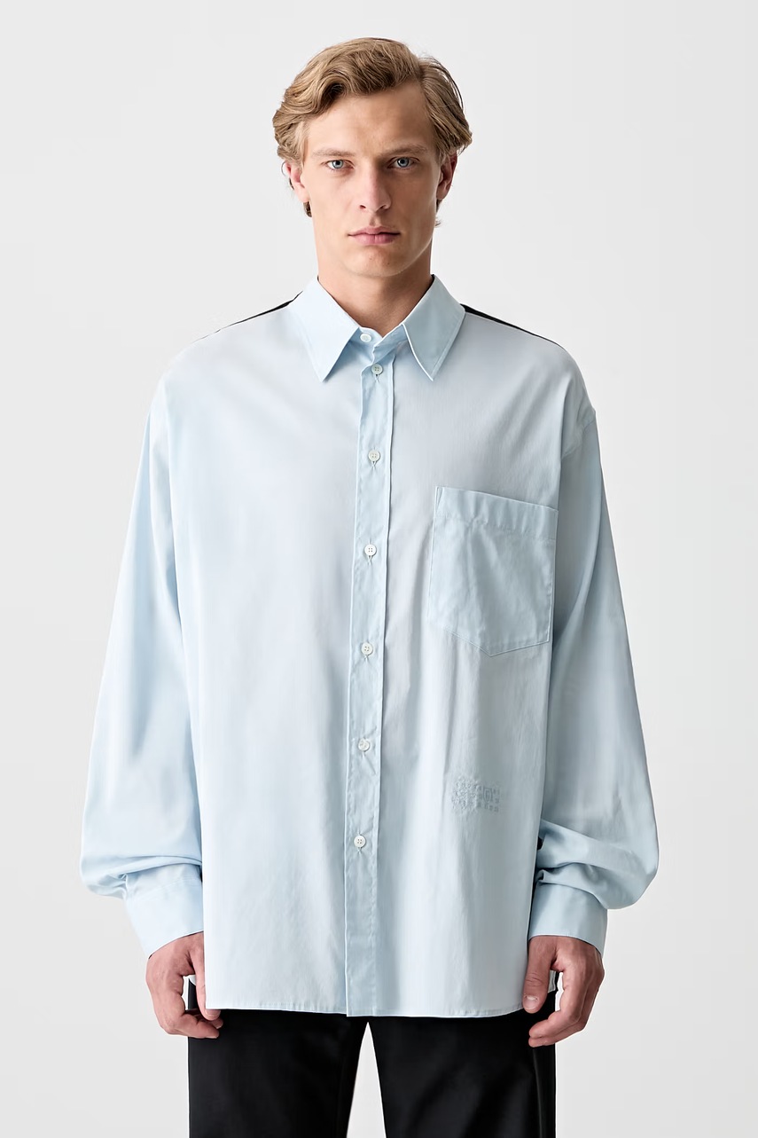 MM6 Maison Margiela koszula z bawełną męska