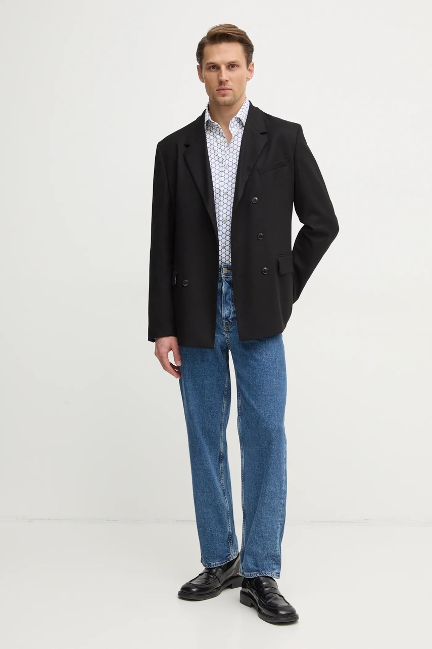 Хлопковая рубашка Michael Kors мужская цвет белый regular классический воротник MK0DS01552 Хлопковая рубашка Michael Kors мужская цвет белый regular классический воротник MK0DS01552