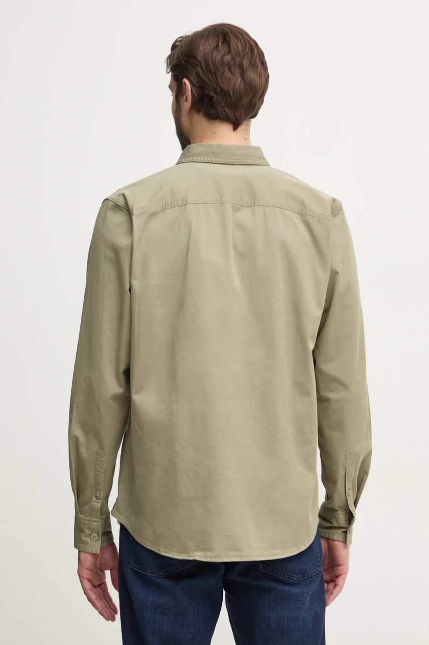 Πουκάμισο Calvin Klein Jeans χρώμα: πράσινο, J30J327585 φωτογραφία