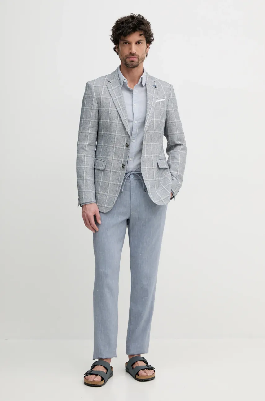 Льняная рубашка Pepe Jeans ARNAU мужская regular классический воротник PM308844 Льняная рубашка Pepe Jeans ARNAU мужская regular классический воротник PM308844