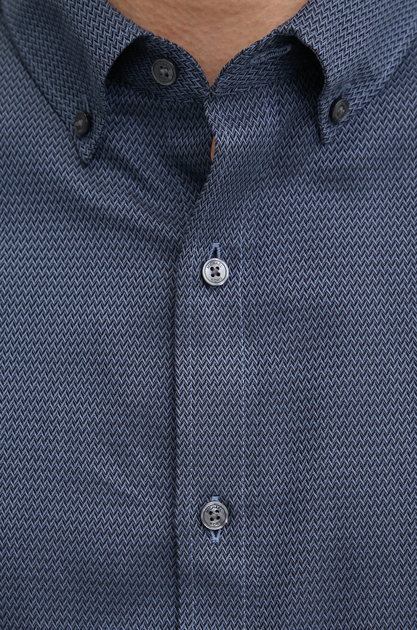 Бавовняна сорочка Michael Kors чоловіча slim комір button-down CR5400HGXG 