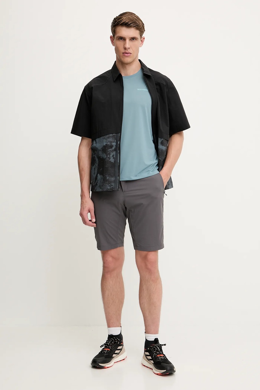 Рубашка adidas TERREX x National Geographic цвет чёрный relaxed классический воротник JD5947