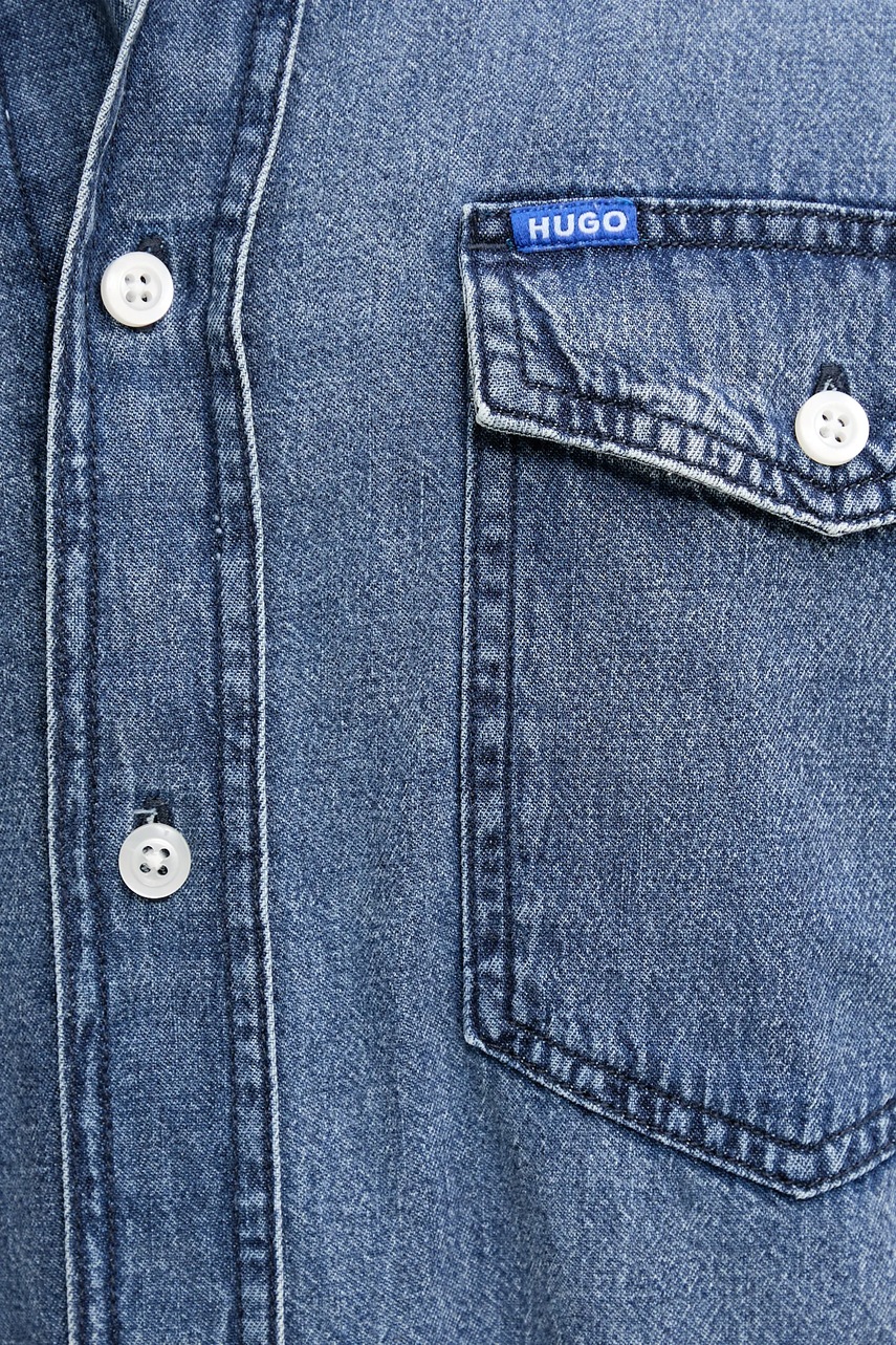 Bavlněná košile Hugo Blue (obrázek 5)