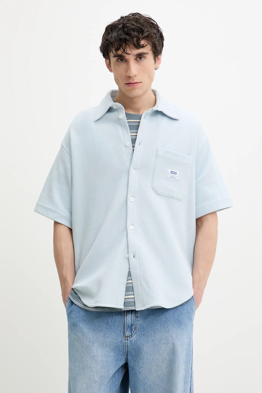 Hugo Blue camasa barbati, cu guler clasic, regular, 50540316