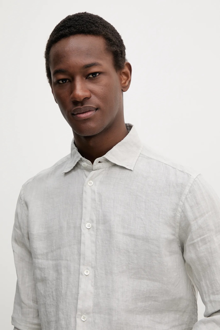 Πουκάμισο από λινό BARENA VENEZIA Camicia Mola φωτογραφία