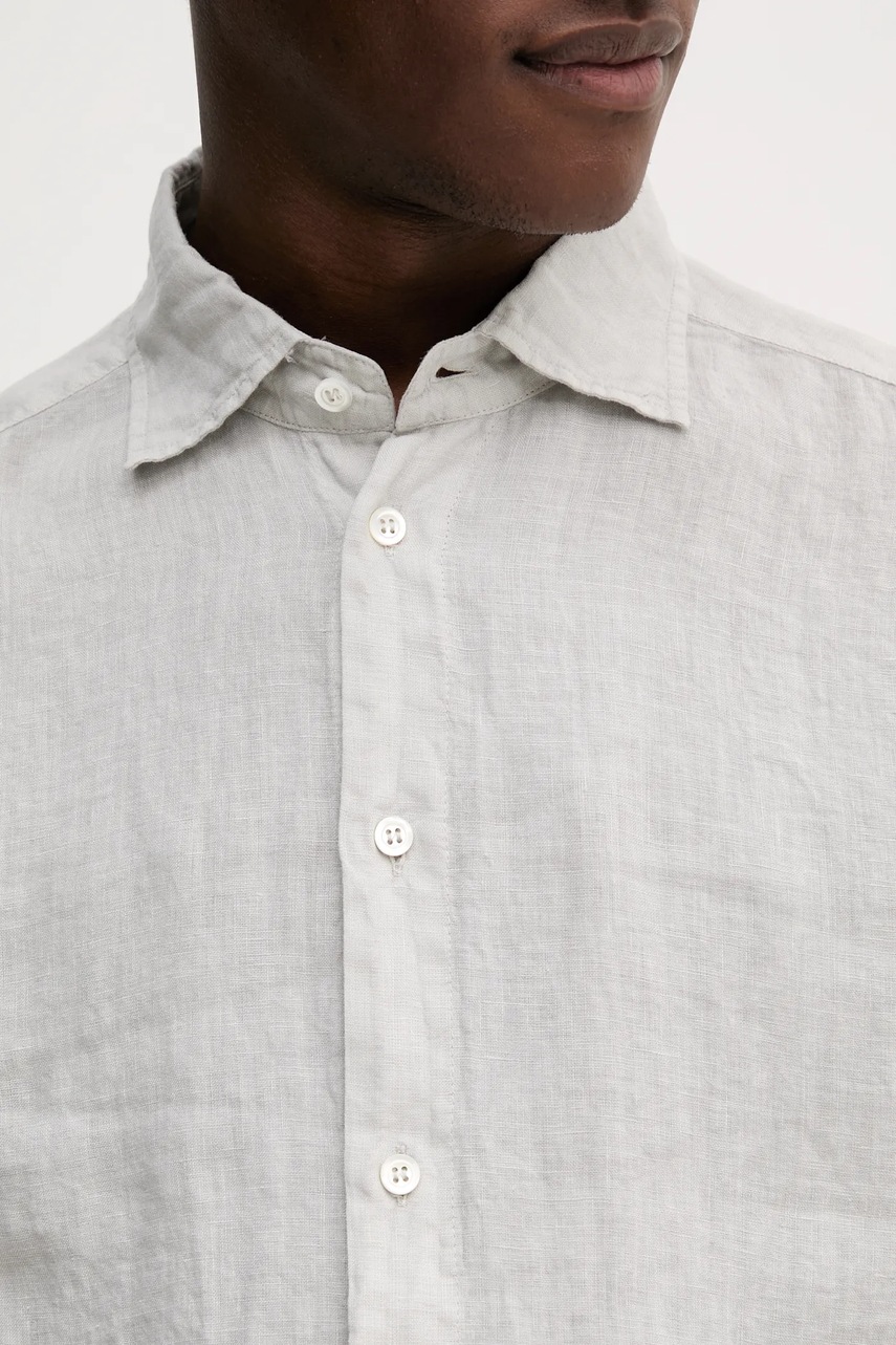 Πουκάμισο από λινό BARENA VENEZIA Camicia Mola φωτογραφία